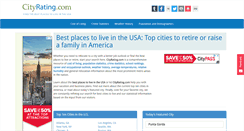 Desktop Screenshot of cityrating.com